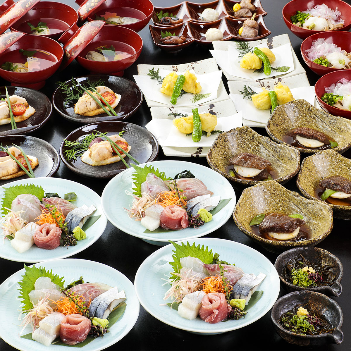 周防鱧と山口ゆかりの宴 2.5時間飲み放題付 全10品 8,000円(税込)
