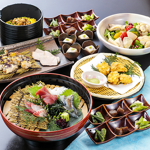 【5月16日より】 季節の鮮魚と長州どりの宴2時間飲み放題付 全7品 5,000円(税込)